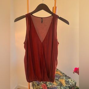 {stradivarius} Maroon blouse